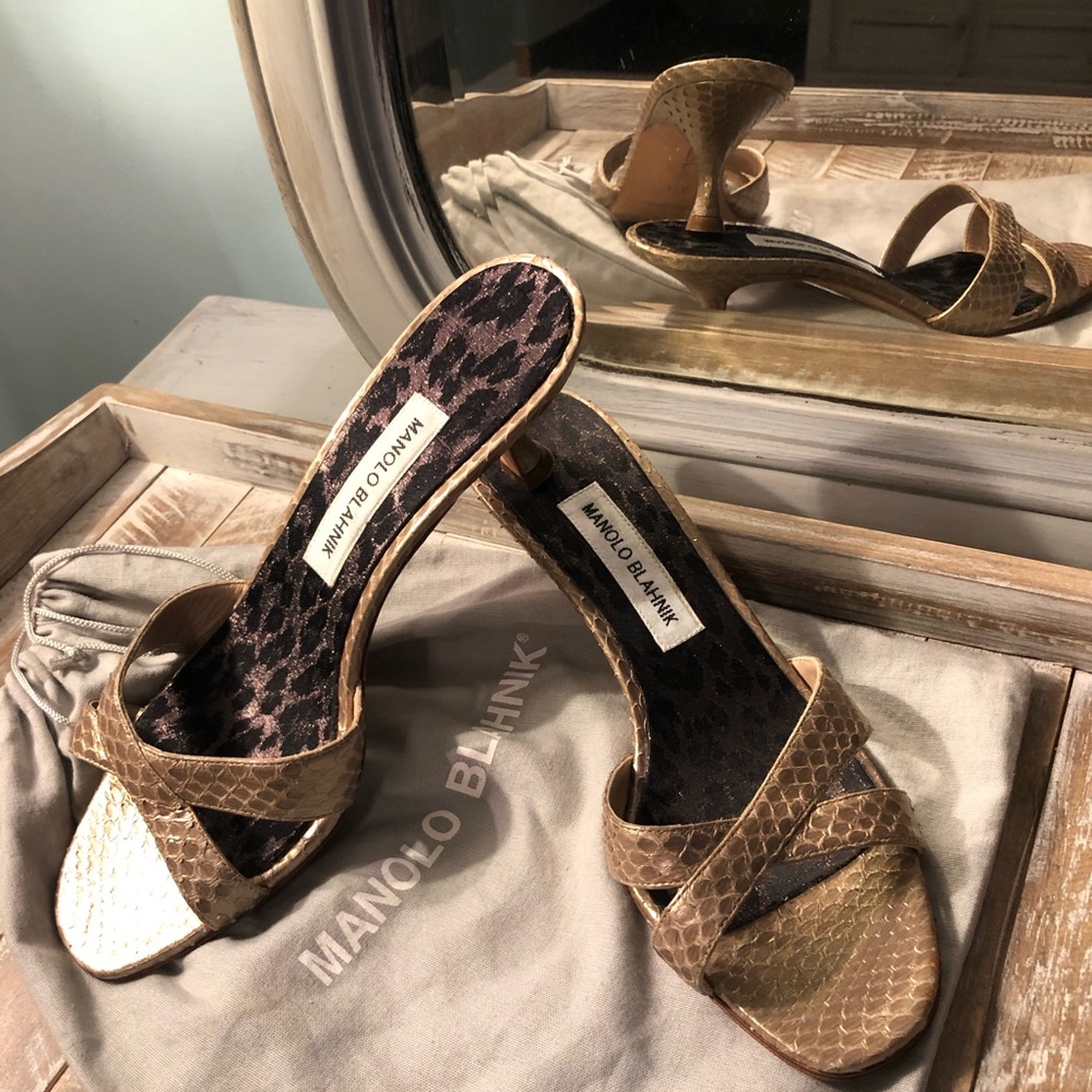 MANOLO BLAHNIK ...... slip on sandals - Picture 2 of 8